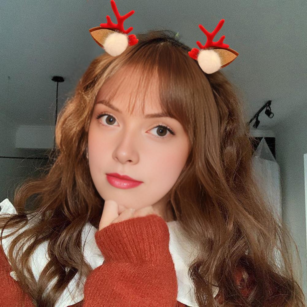 Reindeer Antlers Headband - Reindeer Antler Clip Reindeer Antler Hair