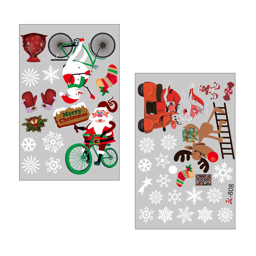 Window Winter Sticker Scene Ho - Snowflake Window Decal review and price
