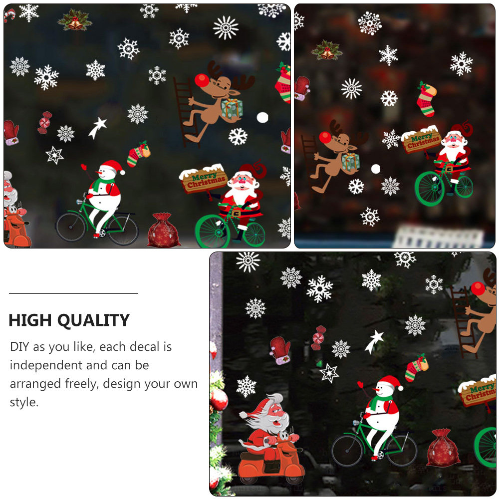 Window Winter Sticker Scene Ho - Snowflake Window Decal review and price