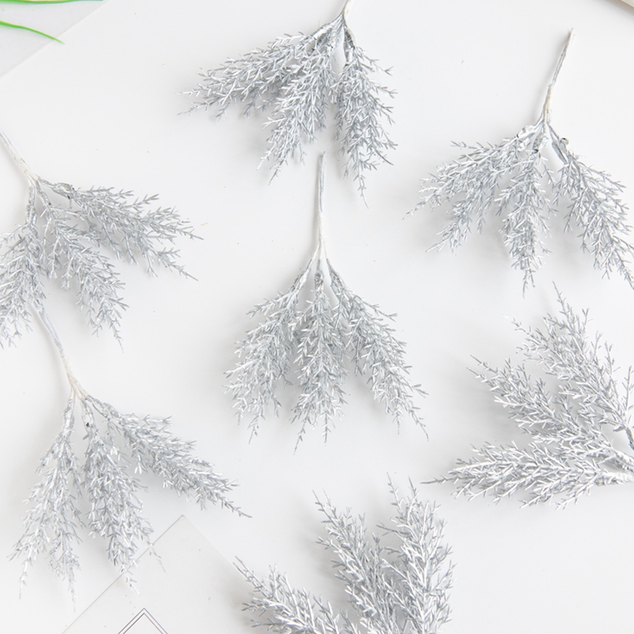6Pcs Artificial Plants Autumn  - Christmas Tree Artificial review and price