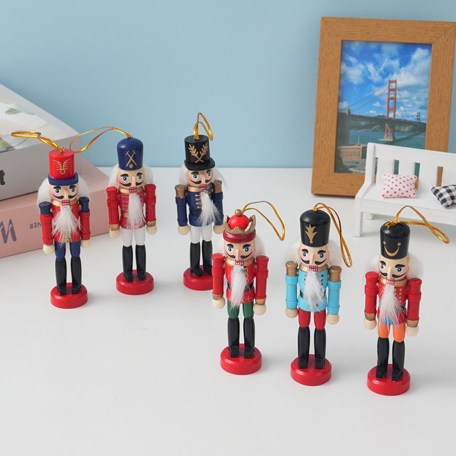 6pcs Christmas Nutcracker Wood - Nutcracker Figurine review and price