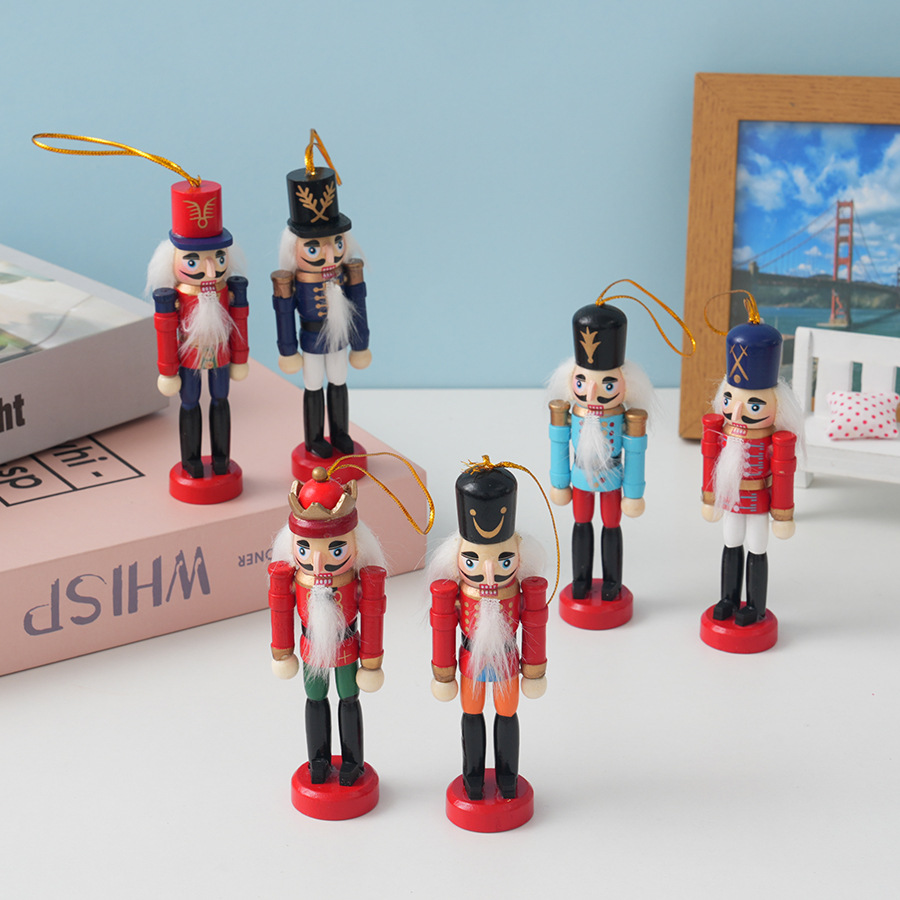 6pcs Christmas Nutcracker Wood - Nutcracker Figurine review and price