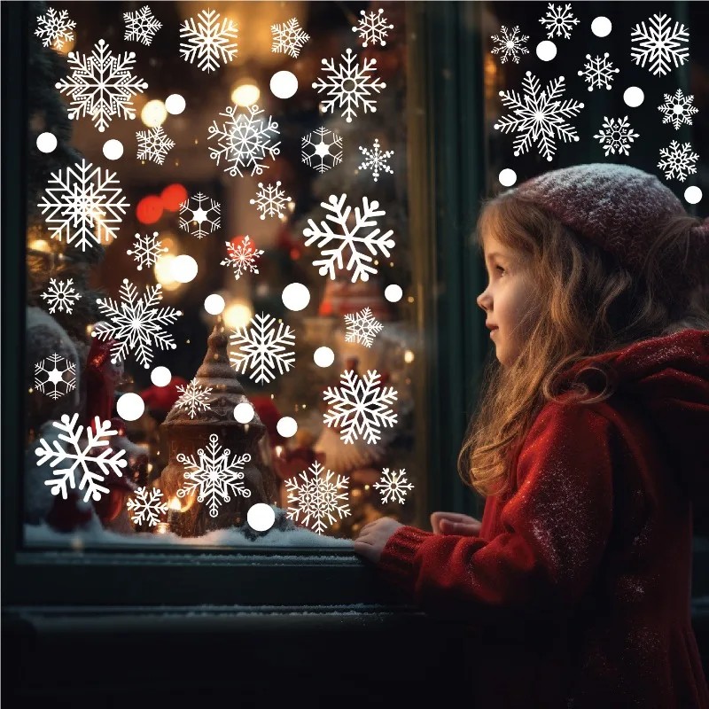 christmas window clings snowfl - Snowflake Window Decal review and price