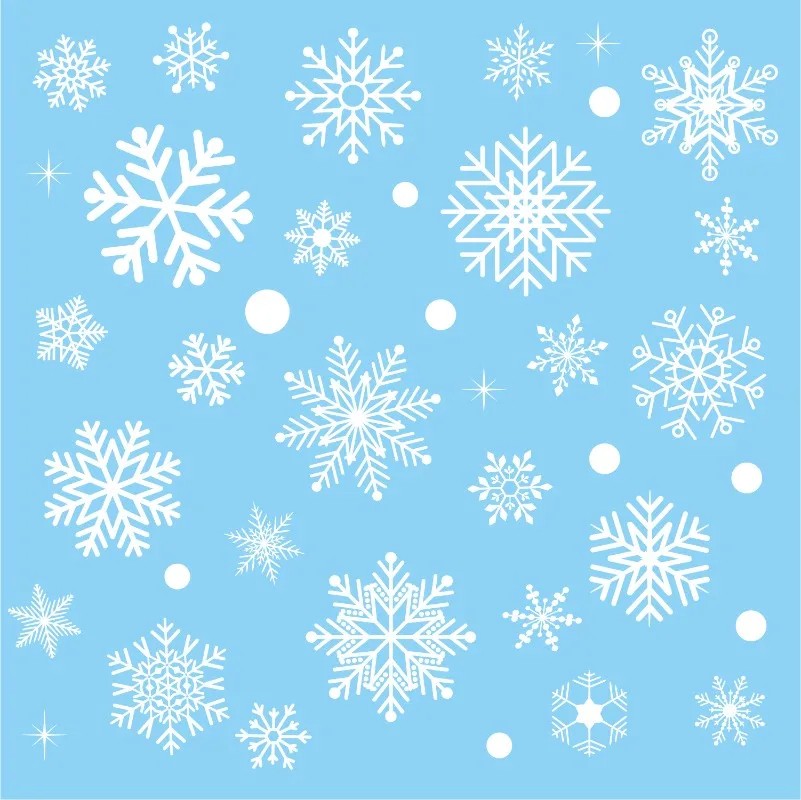 christmas window clings snowfl - Snowflake Window Decal review and price