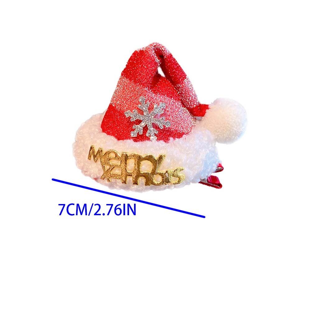 Cute Star Christmas Hair Clip  - Santa Hat Plush review and price