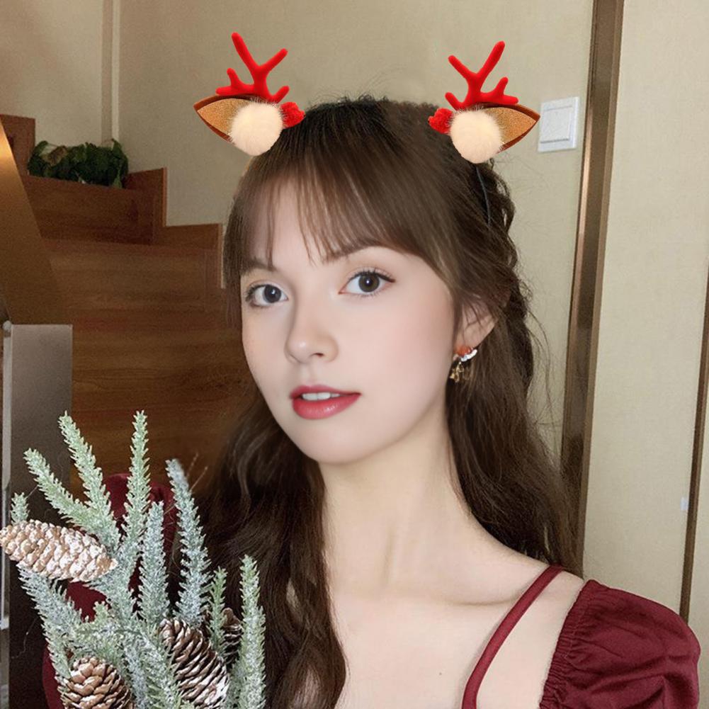 Reindeer Antler Clip Reindeer  - Reindeer Antlers Headband review and price