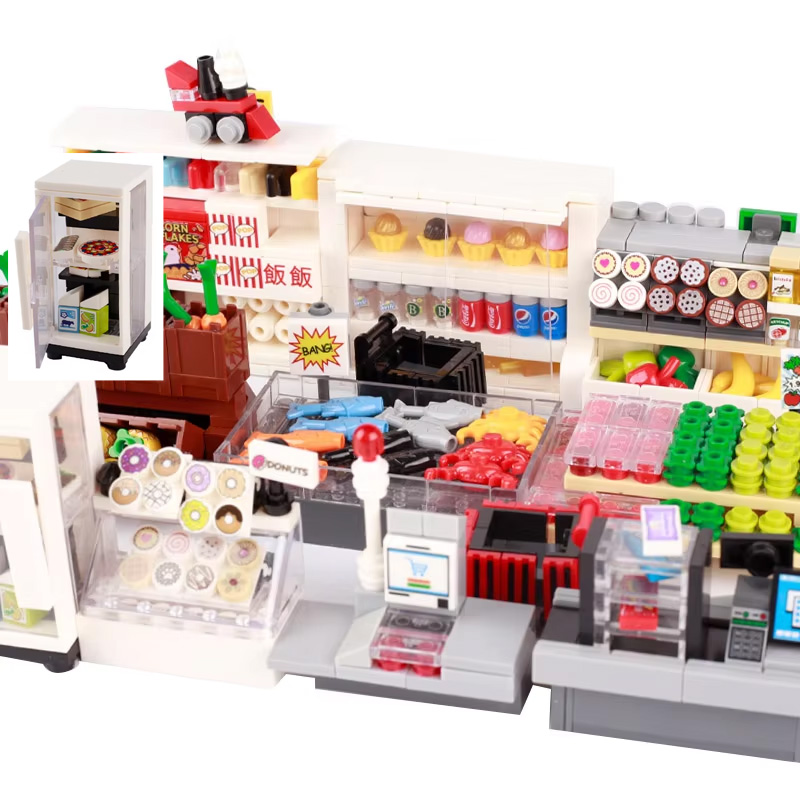 MOC City Food Building Blocks  - Lego Set City review and price