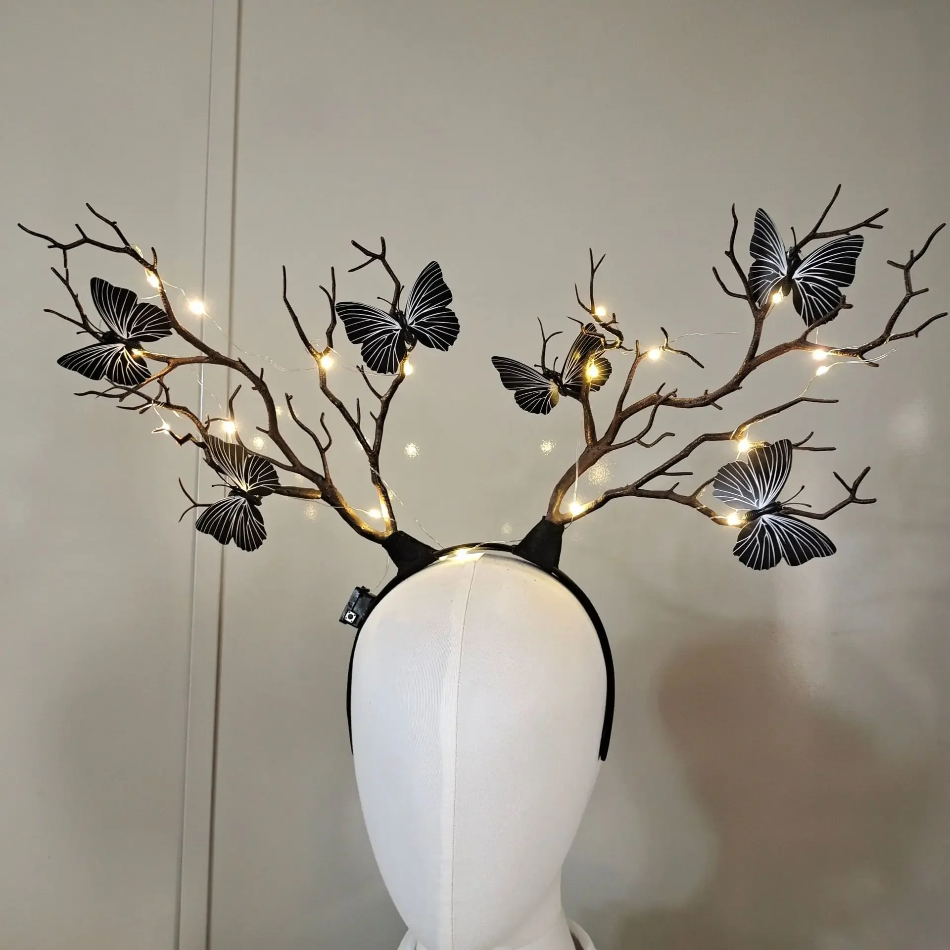 Women Girls Light Up Glowing R - Reindeer Antlers Headband review and price