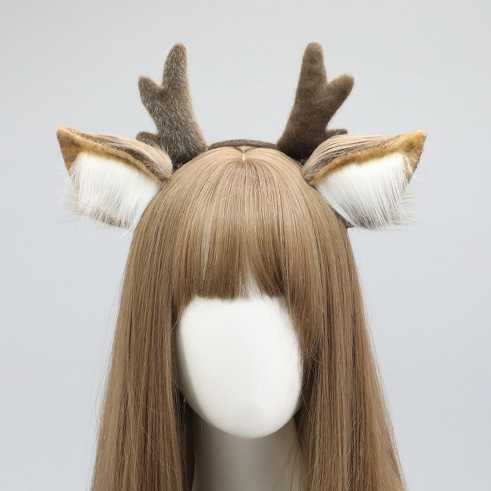 Unisex Deer Ears Reindeer Antl - Reindeer Antlers Headband review and price