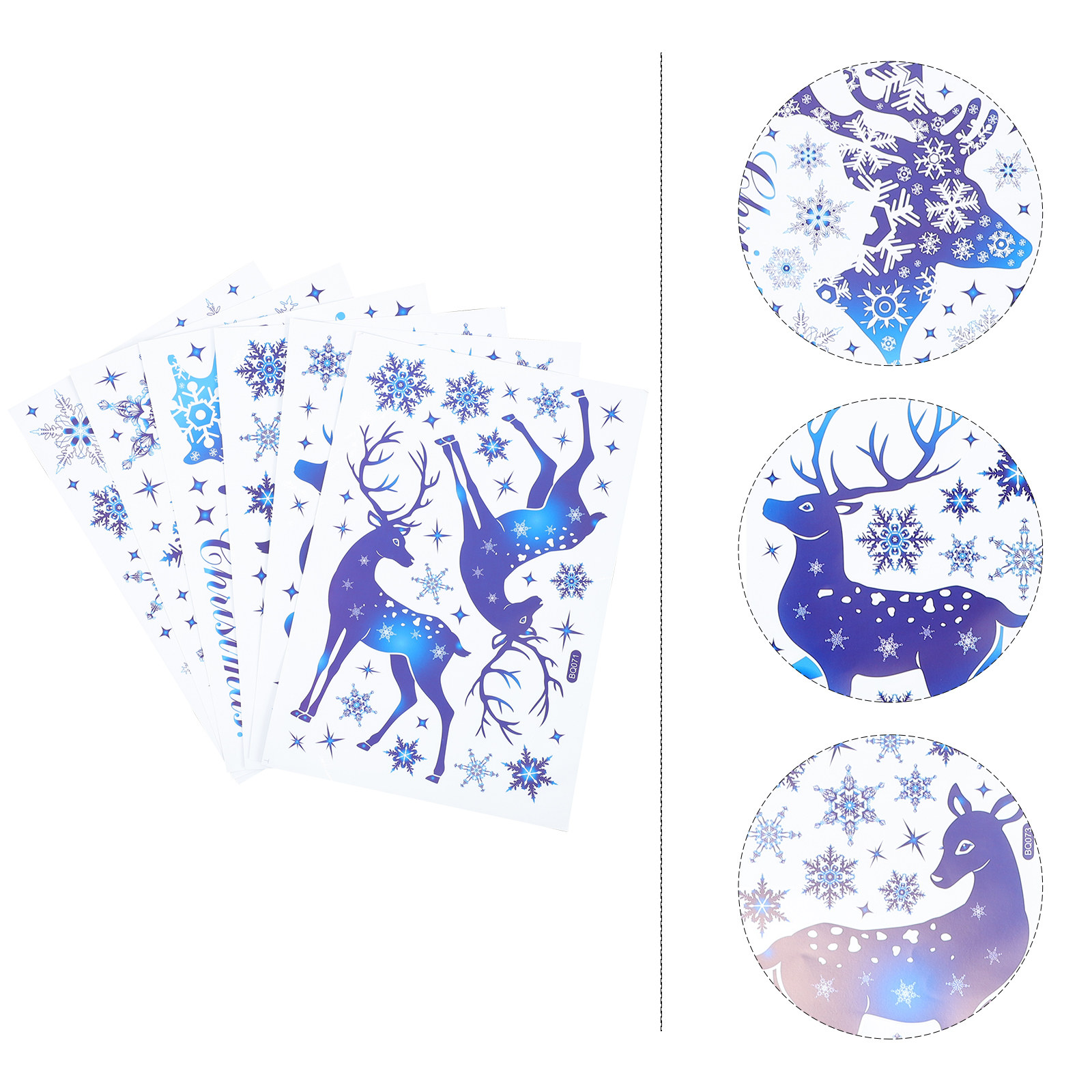 6 Sheets Snow Flake Window Dec - Snowflake Window Decal review and price