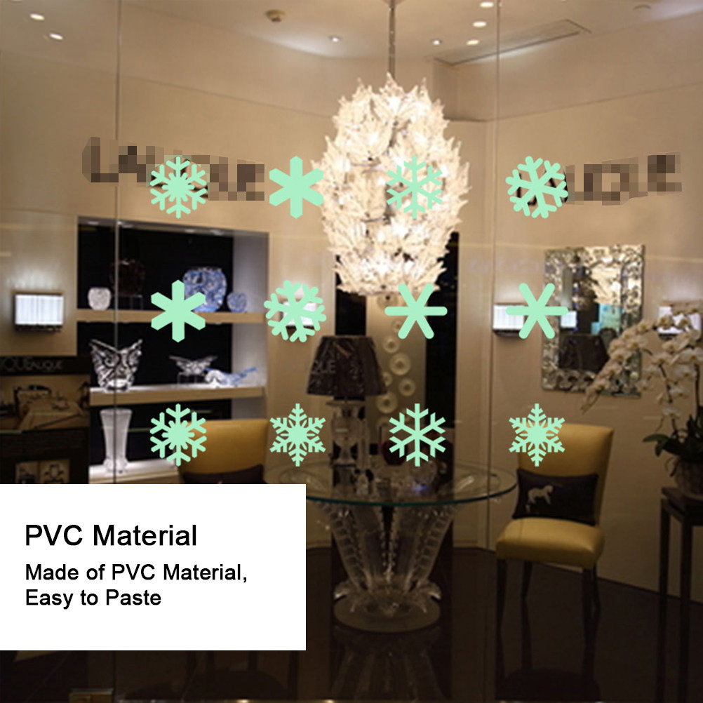 1Set Luminous Christmas Snowfl - Snowflake Window Decal review and price