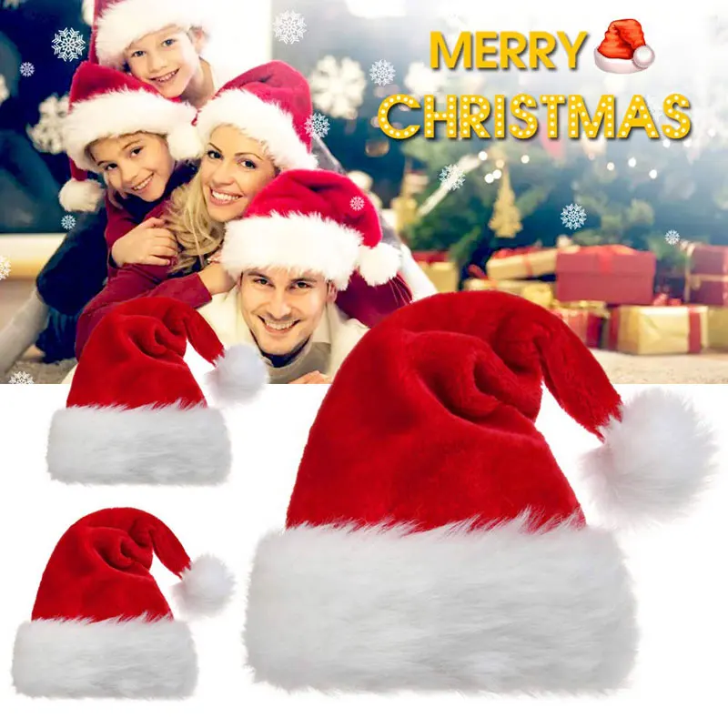 Christmas Santa Hat Xmas Long  - Santa Hat Plush review and price