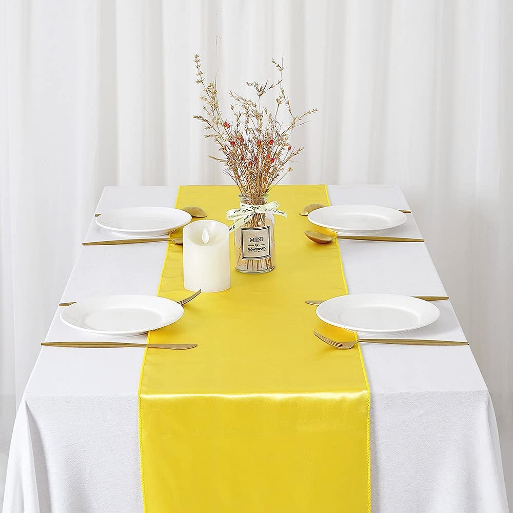 12x108 Inch Satin Wedding Tabl - Christmas Table Runner review and price
