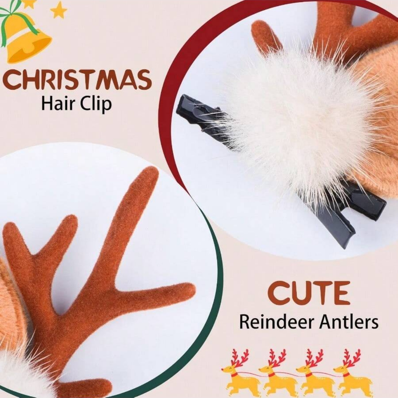 2pcs Christmas Reindeer Antler - Reindeer Antlers Headband review and price