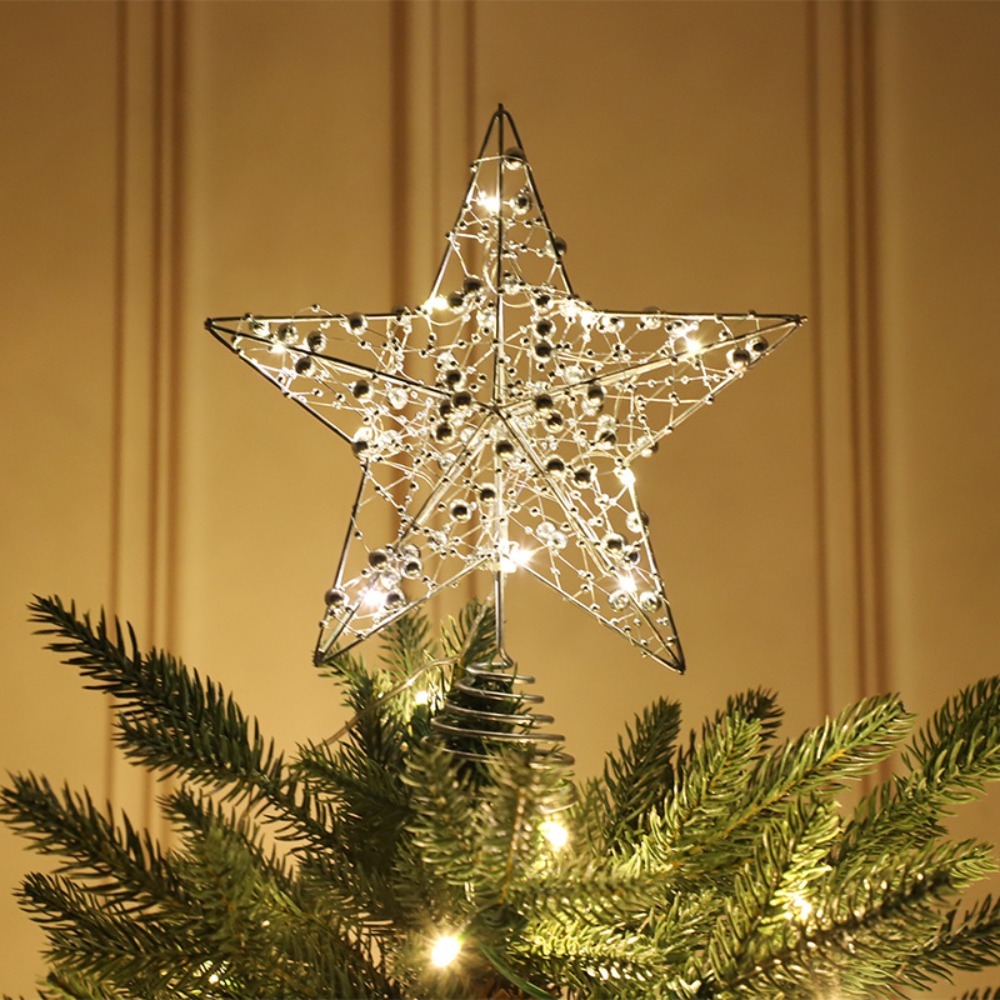 Gold/Silver LED Christmas Tree - Star Tree Topper review and price