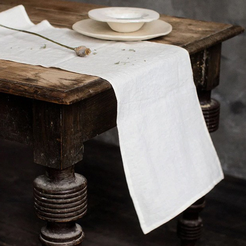 100% Linen Stone Washed Table  - Christmas Table Runner review and price